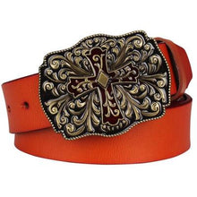 Load image into Gallery viewer, Fashion mens genuine leather belt