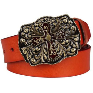 Fashion mens genuine leather belt