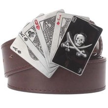 Load image into Gallery viewer, Cool men's Lucky belt Poker