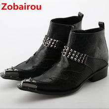Load image into Gallery viewer, Zobairou Cowboy Boots