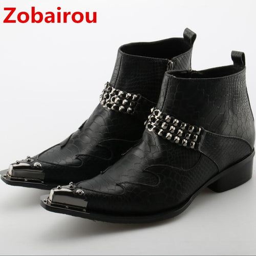 Zobairou Cowboy Boots
