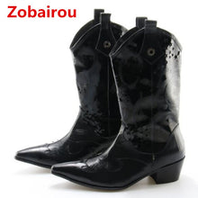 Load image into Gallery viewer, Zobairou 2018 new fashion Cowboy Boots
