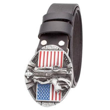 Load image into Gallery viewer, Men&#39;s leather belt cowboy