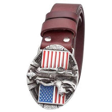 Load image into Gallery viewer, Men&#39;s leather belt cowboy