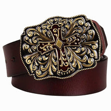 Load image into Gallery viewer, Fashion mens genuine leather belt