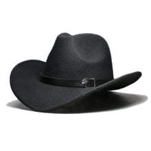 Load image into Gallery viewer, LUCKYLIANJI Men Women Unisex Country Cowboy Western Leather Band Hat