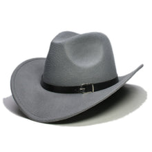 Load image into Gallery viewer, LUCKYLIANJI Men Women Unisex Country Cowboy Western Leather Band Hat