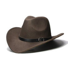 Load image into Gallery viewer, LUCKYLIANJI Men Women Unisex Country Cowboy Western Leather Band Hat