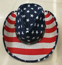 Load image into Gallery viewer, Summer Unisex Handmade  American Flag Cowboy