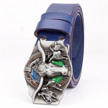 Load image into Gallery viewer, Fashion women &amp; men leather belt cowboy style