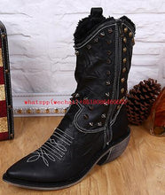 Load image into Gallery viewer, Italian Men Cowboy Boots