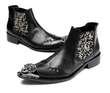 Load image into Gallery viewer, Men shoes luxury cowboy boots