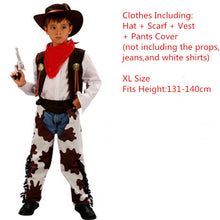 Load image into Gallery viewer, Cool Boys Girls West Cowboy Cosplay Costume