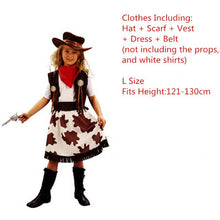 Load image into Gallery viewer, Cool Boys Girls West Cowboy Cosplay Costume