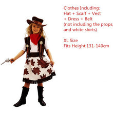 Load image into Gallery viewer, Cool Boys Girls West Cowboy Cosplay Costume